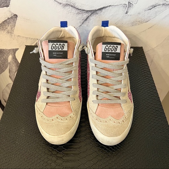 HTF GOLDEN GOOSE Midstar PINK/PURPLE 🦄 37 - Picture 4 of 12
